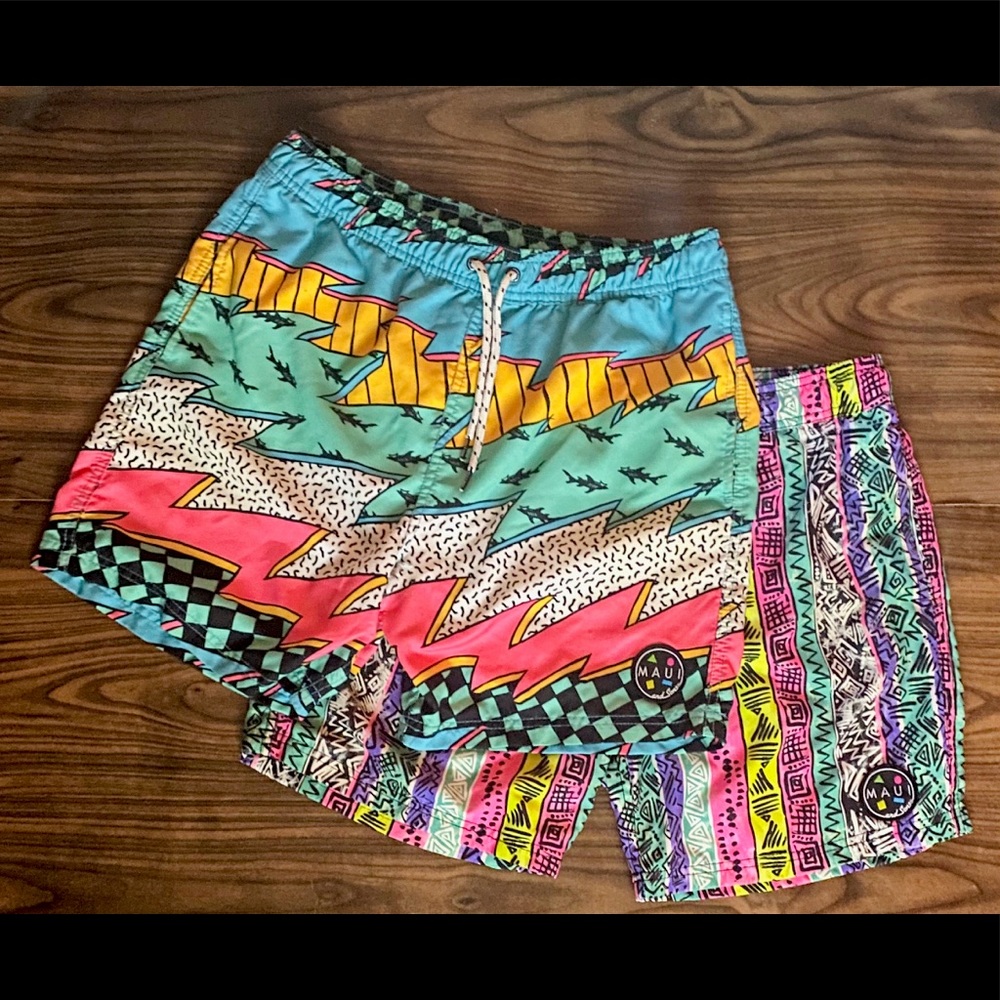 (2pairs) Maui and Sons Pool Shorts